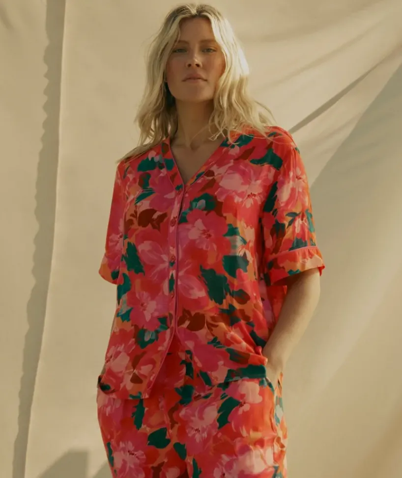 Floral Bloom Wide Leg Pyjama Set<Sussan Sale