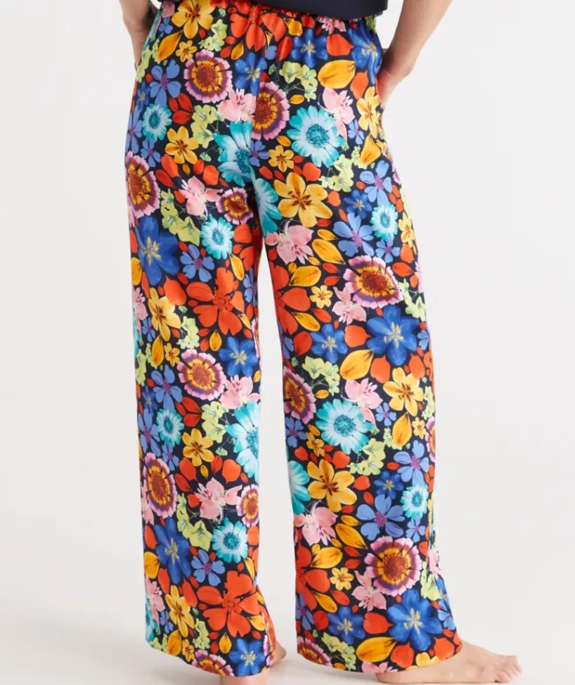Floral Print Wide Leg Pyjama Pant<Sussan Online