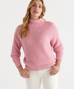 Funnel Neck Knit Jumper<Sussan Best