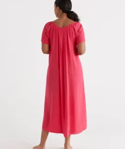 Gathered Longline Nightie<Sussan Hot