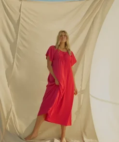 Gathered Longline Nightie<Sussan Hot