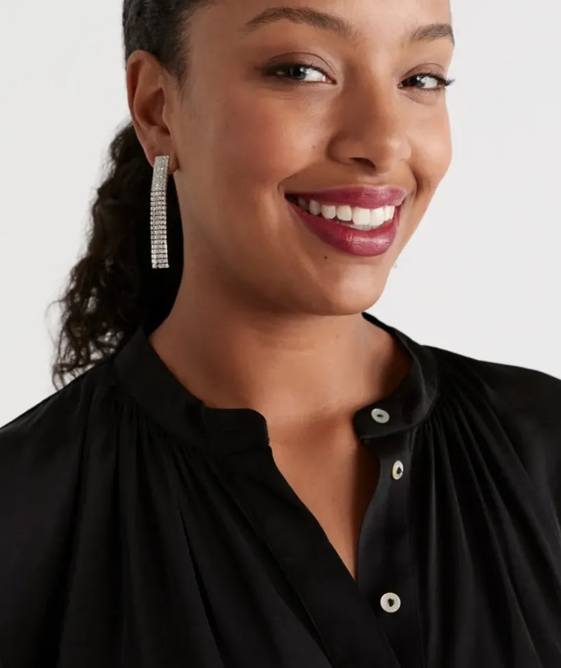 Glow Mesh Earring<Sussan Sale