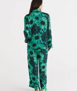 Green Floral Pyjama Set<Sussan