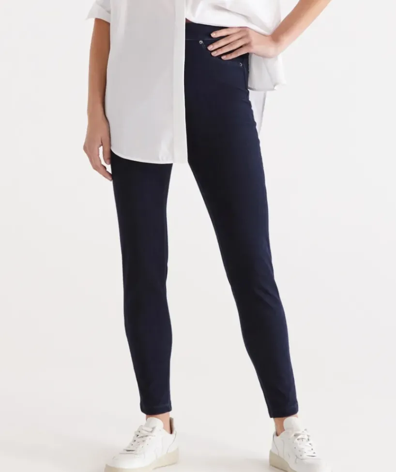 Knit Denim Legging<Sussan Best