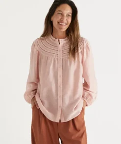 Ladder Insert Blouse<Sussan Outlet