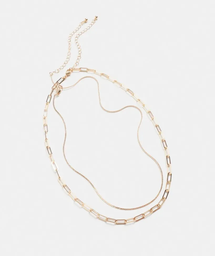 Layered Chain Necklace<Sussan New