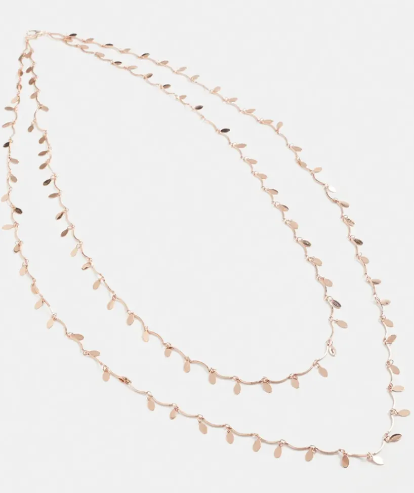 Layered Teardrop Necklace<Sussan New