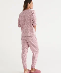 Leaf Print Australian Cotton Pyjama Set<Sussan Clearance