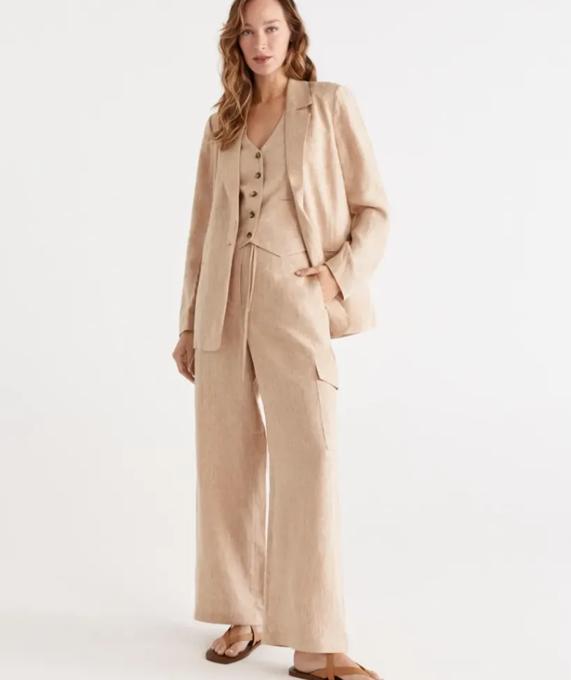 Linen Cargo Pant<Sussan Clearance