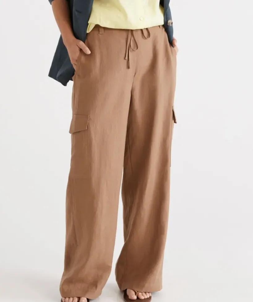 Linen Cargo Pant<Sussan Clearance