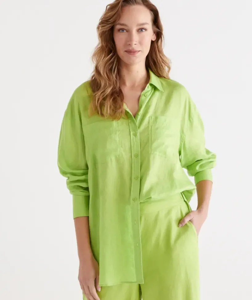 Linen Everyday Shirt<Sussan Clearance