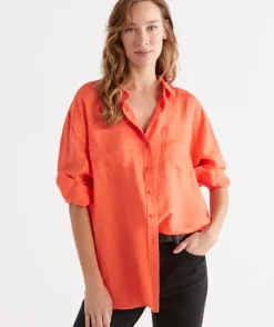 Linen Everyday Shirt<Sussan Clearance