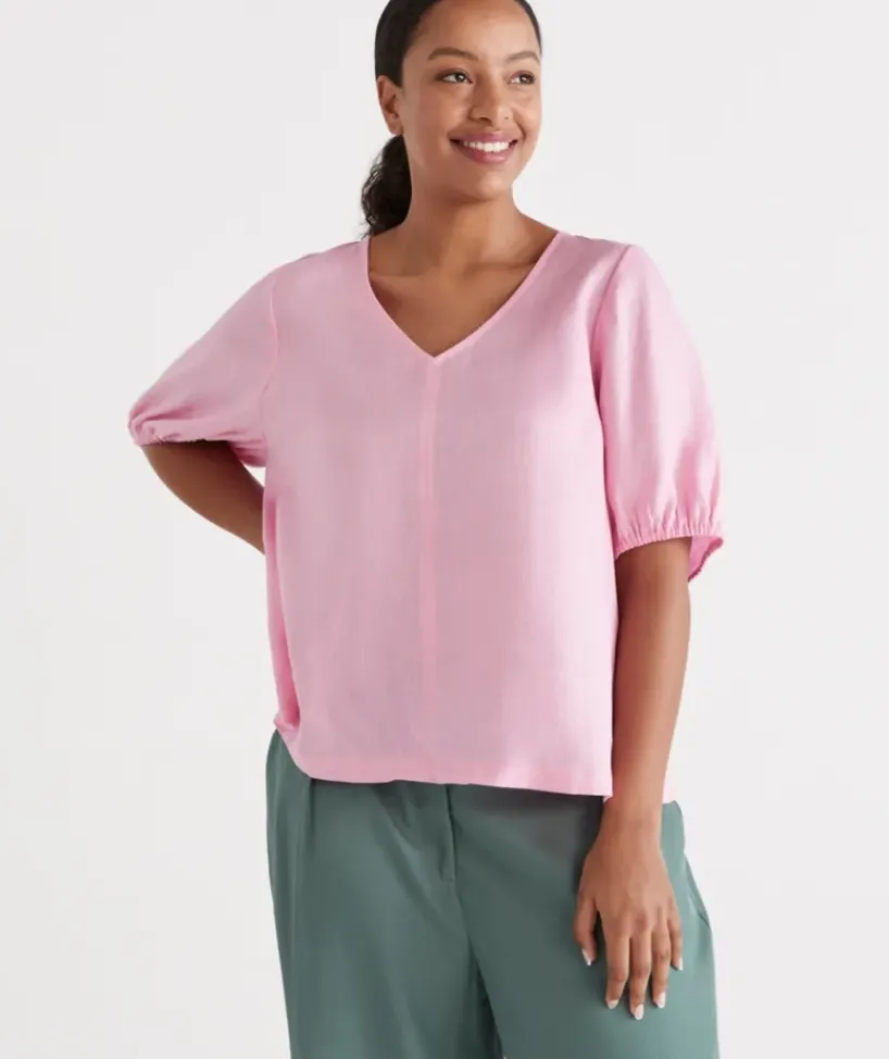 Linen Midsummer Tee<Sussan Discount