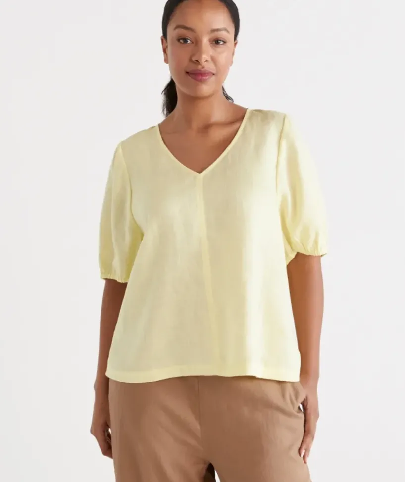 Linen Midsummer Tee<Sussan Discount