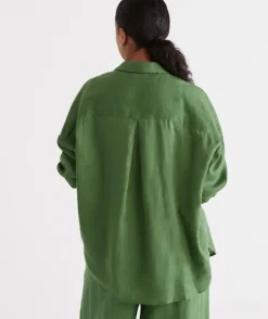 Linen Tab Sleeve Popover Shirt<Sussan Discount
