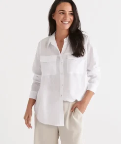Linen Urban Shirt<Sussan Hot