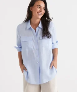 Linen Urban Shirt<Sussan New