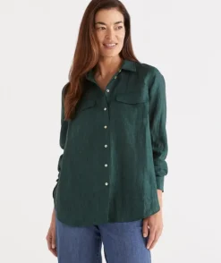 Linen Urban Shirt<Sussan Outlet