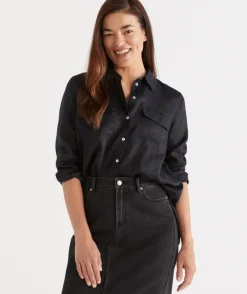 Linen Urban Shirt<Sussan Clearance