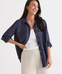 Linen Urban Shirt<Sussan Clearance