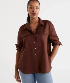 Linen Urban Shirt<Sussan Online