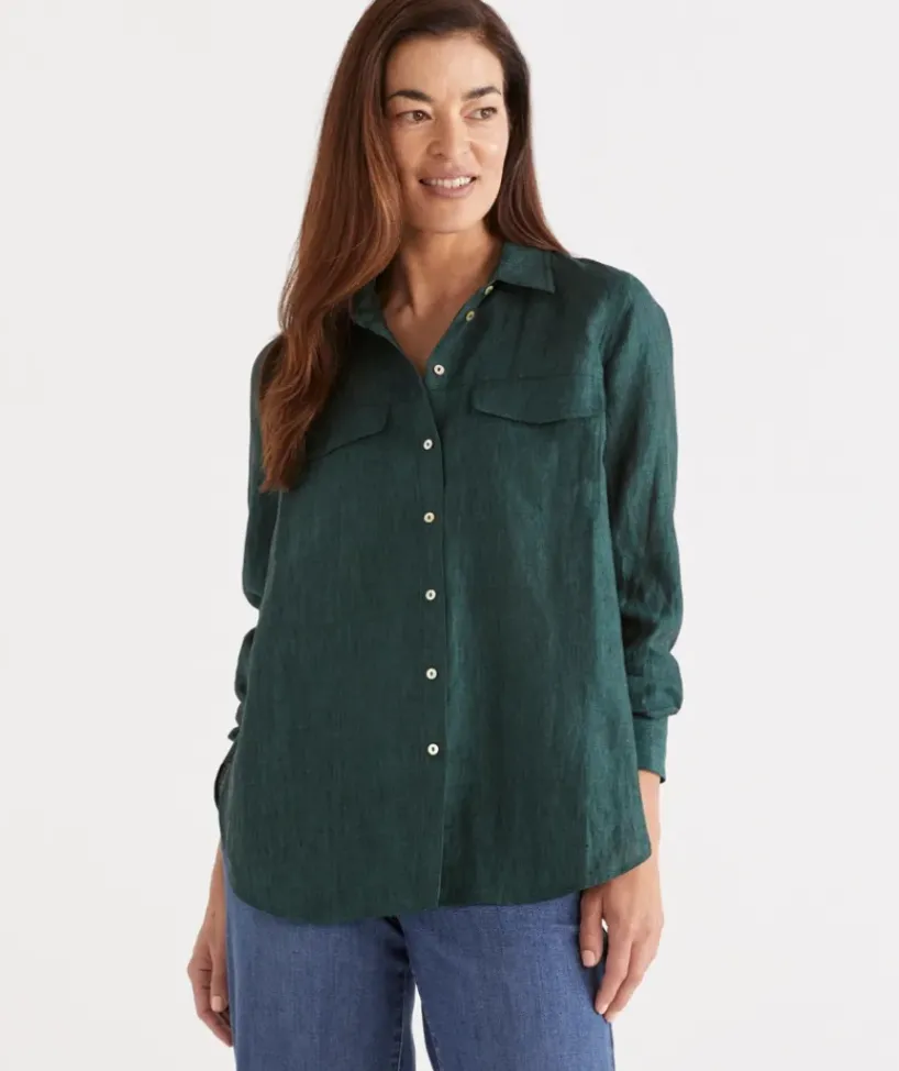 Linen Urban Shirt<Sussan Online