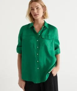 Linen Urban Shirt<Sussan