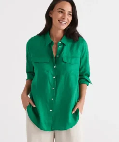 Linen Urban Shirt<Sussan