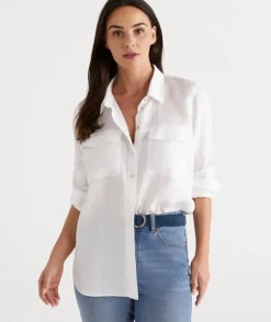 Linen Urban Shirt<Sussan