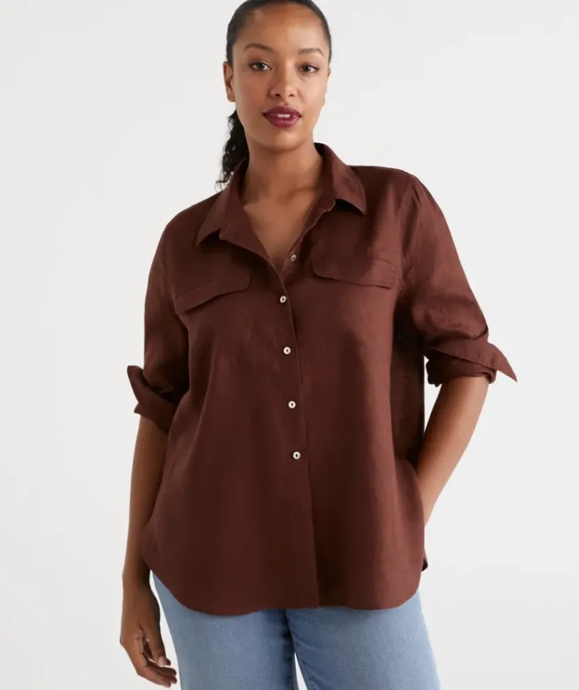 Linen Urban Shirt<Sussan