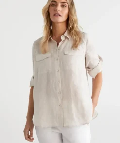 Linen Urban Shirt<Sussan New
