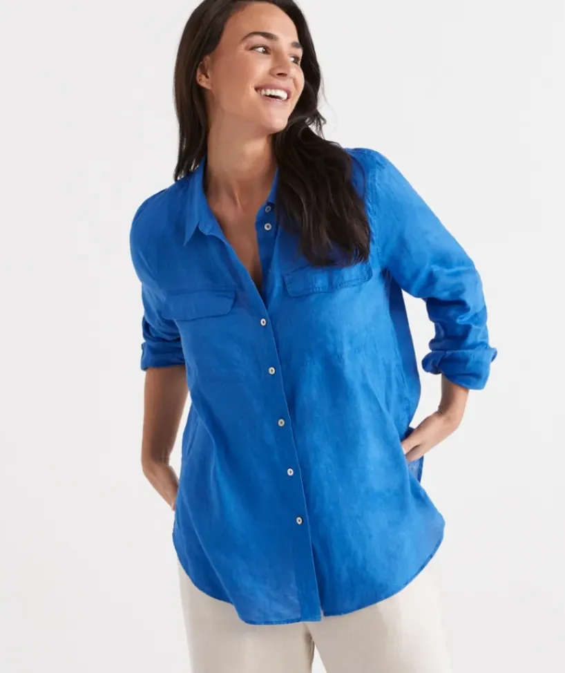 Linen Urban Shirt<Sussan New