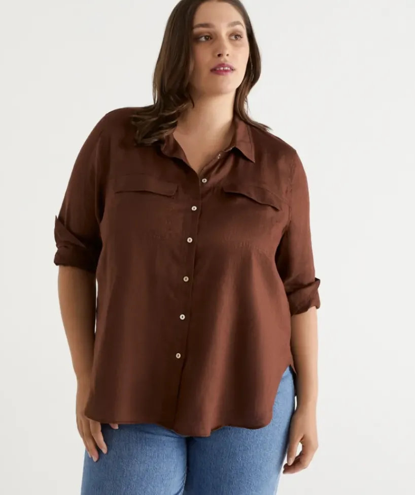 Linen Urban Shirt<Sussan New