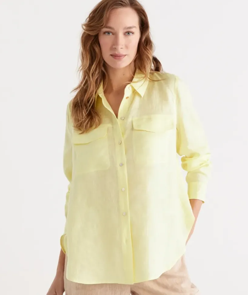 Linen Urban Shirt<Sussan Outlet