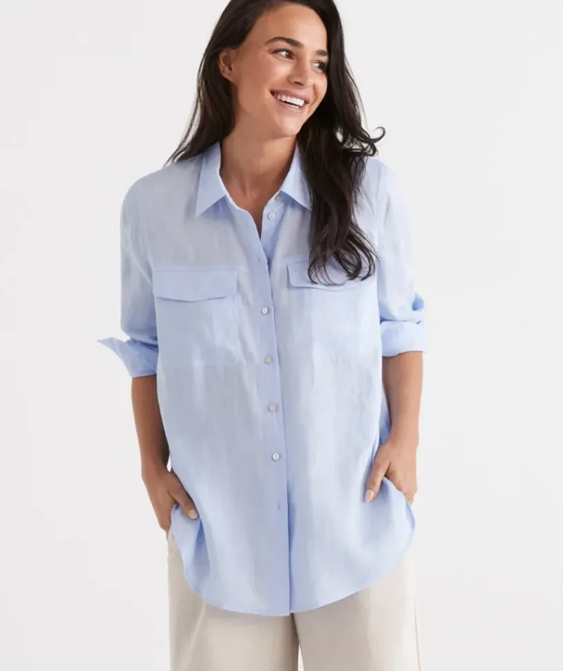 Linen Urban Shirt<Sussan