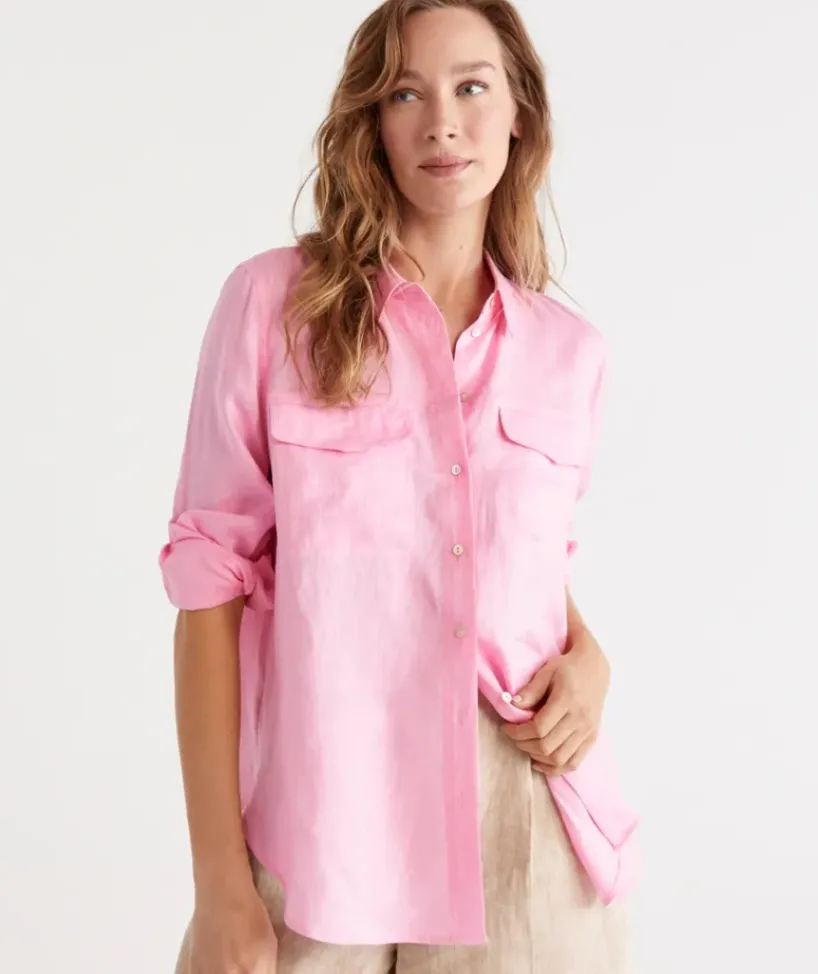 Linen Urban Shirt<Sussan