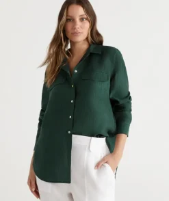 Linen Urban Shirt<Sussan