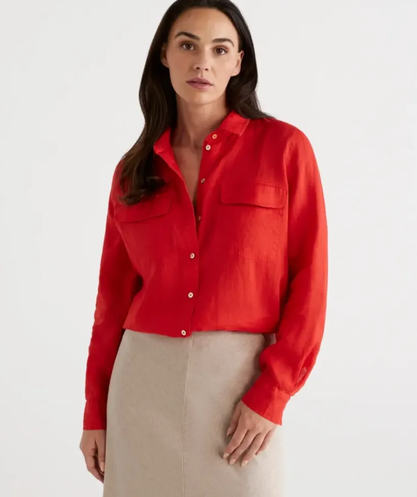 Linen Urban Shirt<Sussan Best