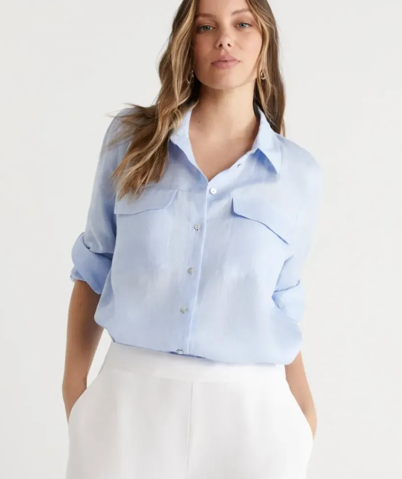 Linen Urban Shirt<Sussan Best