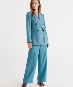 Linen Wide Leg Pant<Sussan Clearance