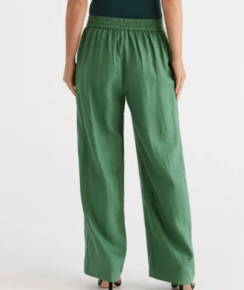 Linen Wide Leg Pant<Sussan Clearance