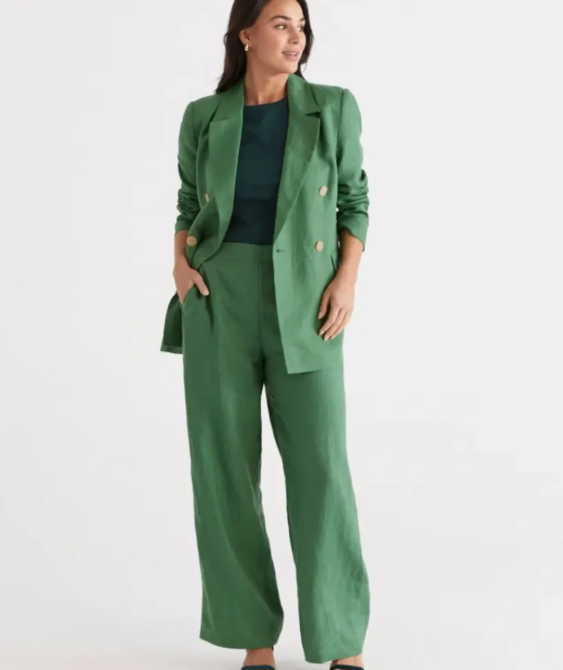 Linen Wide Leg Pant<Sussan Online
