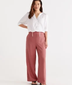 Linen Wide Leg Pant<Sussan Online