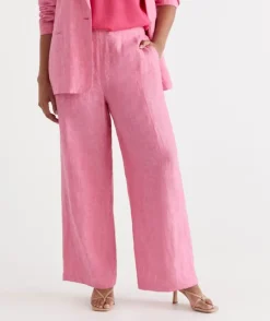 Linen Wide Leg Pant<Sussan Online