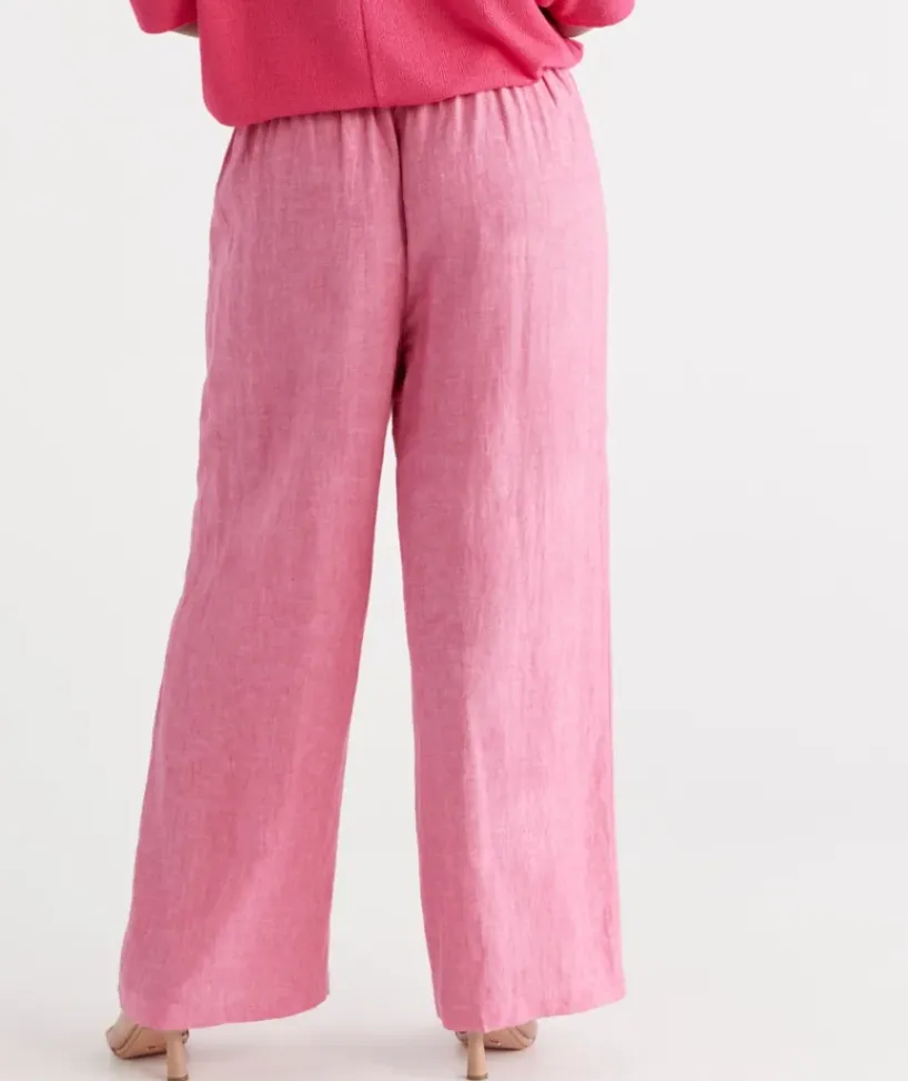 Linen Wide Leg Pant<Sussan Online