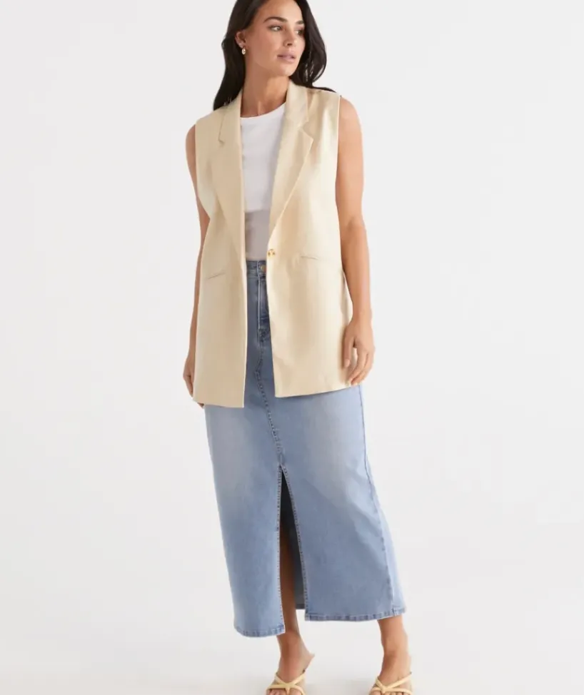 Longline Vest<Sussan