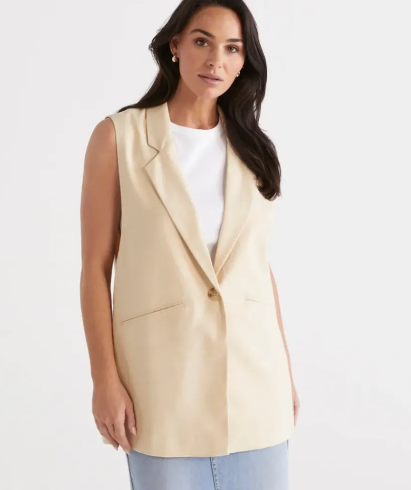 Longline Vest<Sussan