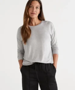 Marle Crew Neck Long Sleeve Top<Sussan New