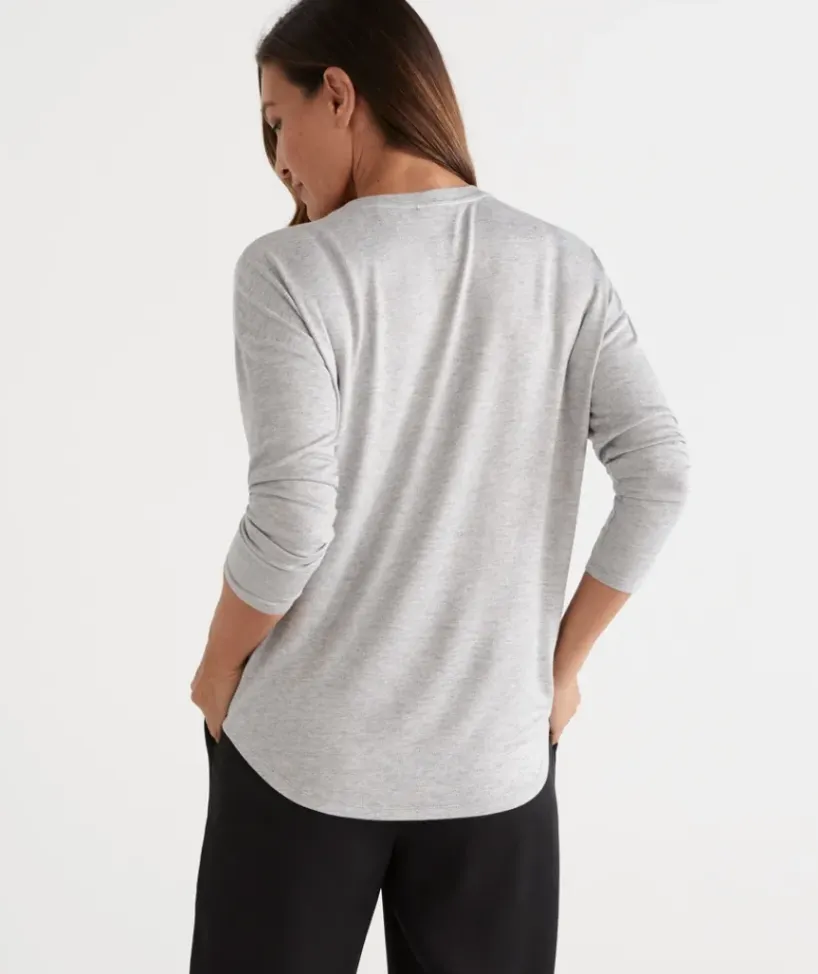 Marle Crew Neck Long Sleeve Top<Sussan New