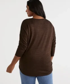 Marle Crew Neck Long Sleeve Top<Sussan New